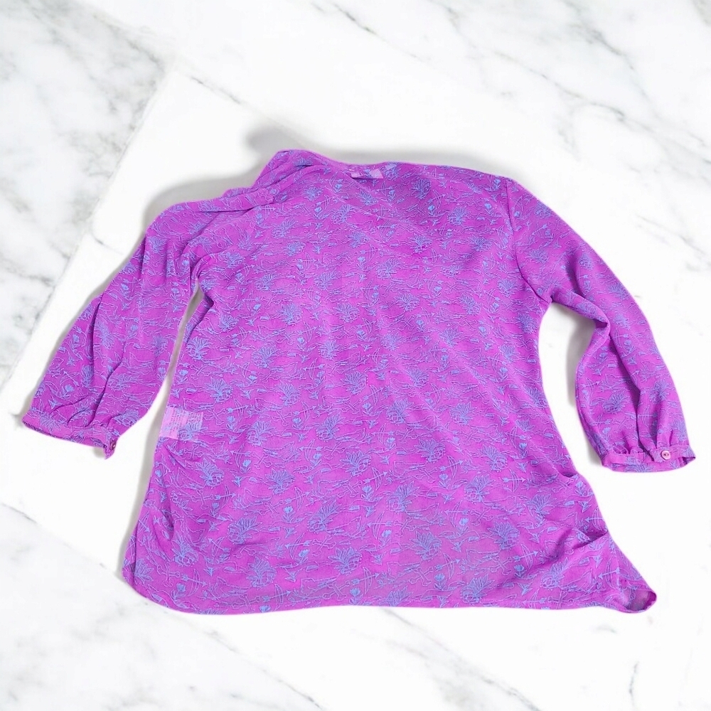 Patrons of Peace Women's sheer blouse - Picture 2 of 8